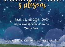 Poletna noč s plesom na Sveti Ani