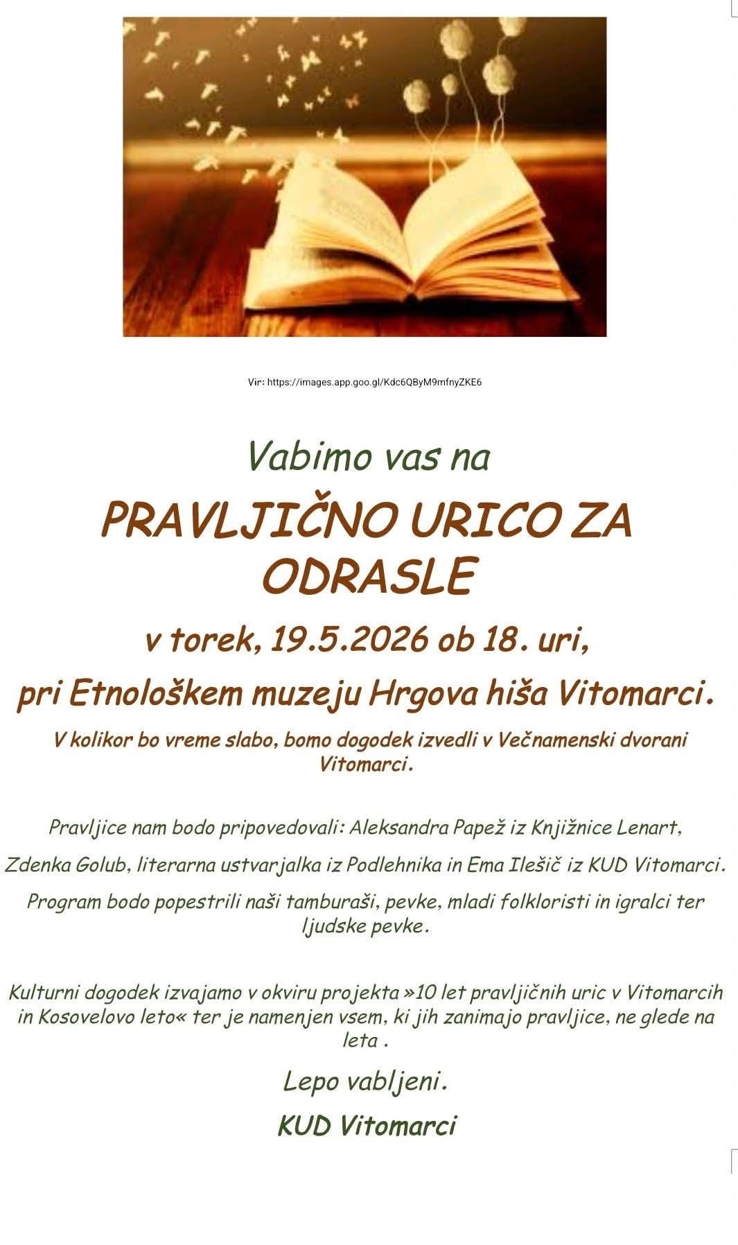 LETAK KUD Vitomarci PU za odrasle maj 2026