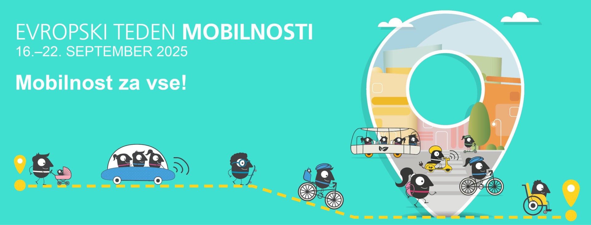 Evropski teden mobilnosti BANNER 2025