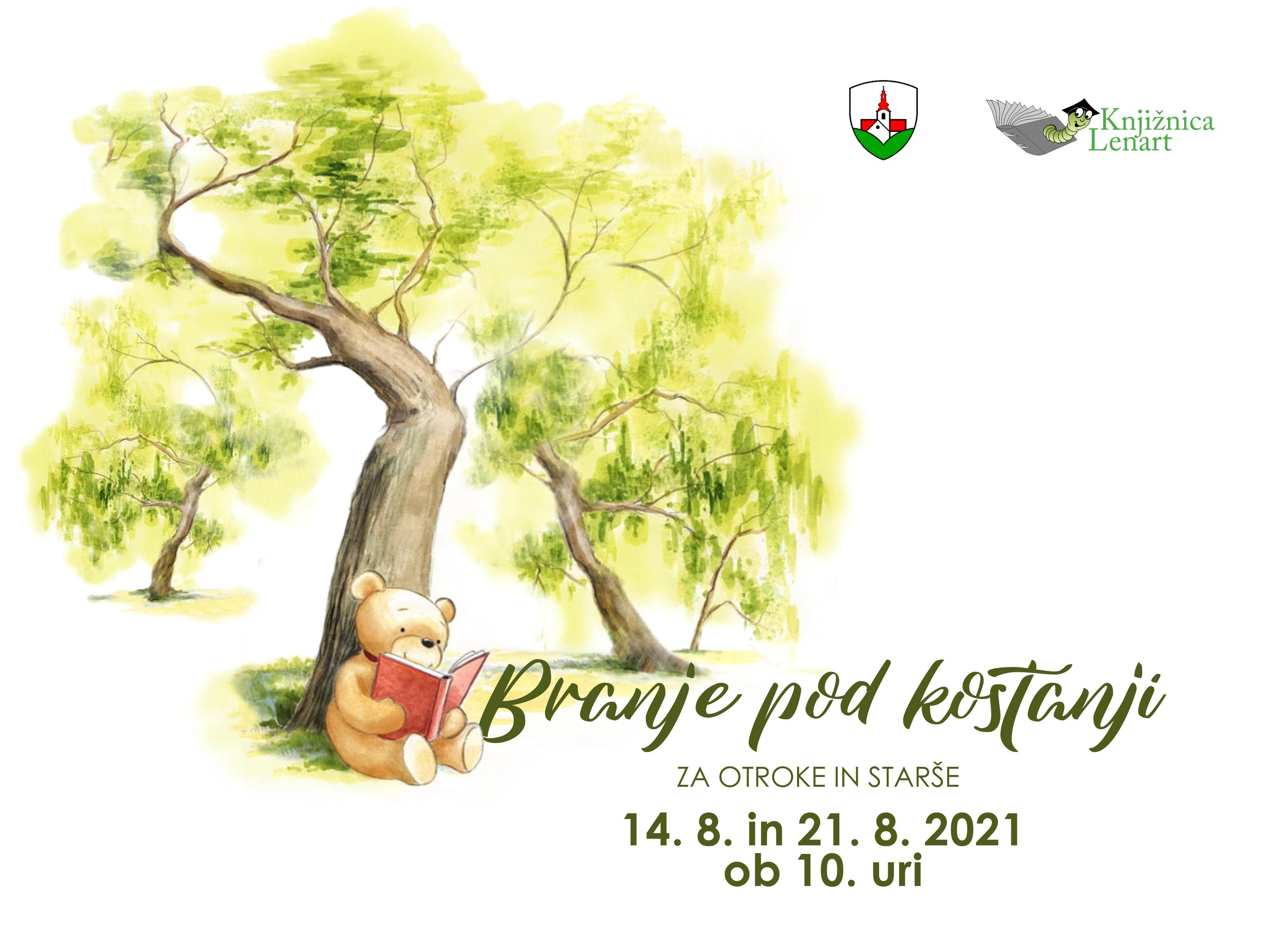 Branje pod kostanji 21 NASLOVNICA datum 2