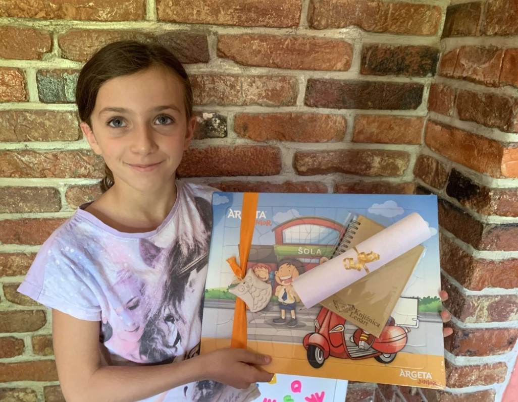 Nagrajenka osnovnošolka 1. 9. 21