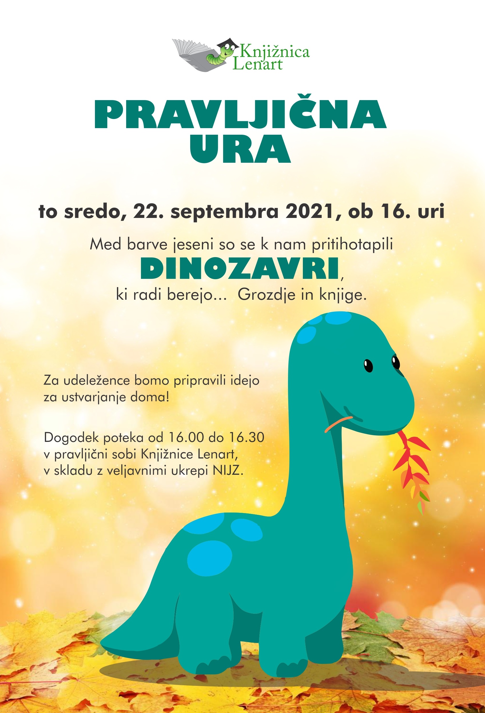 Pravljična 22. 9. 21 DINOZAVER