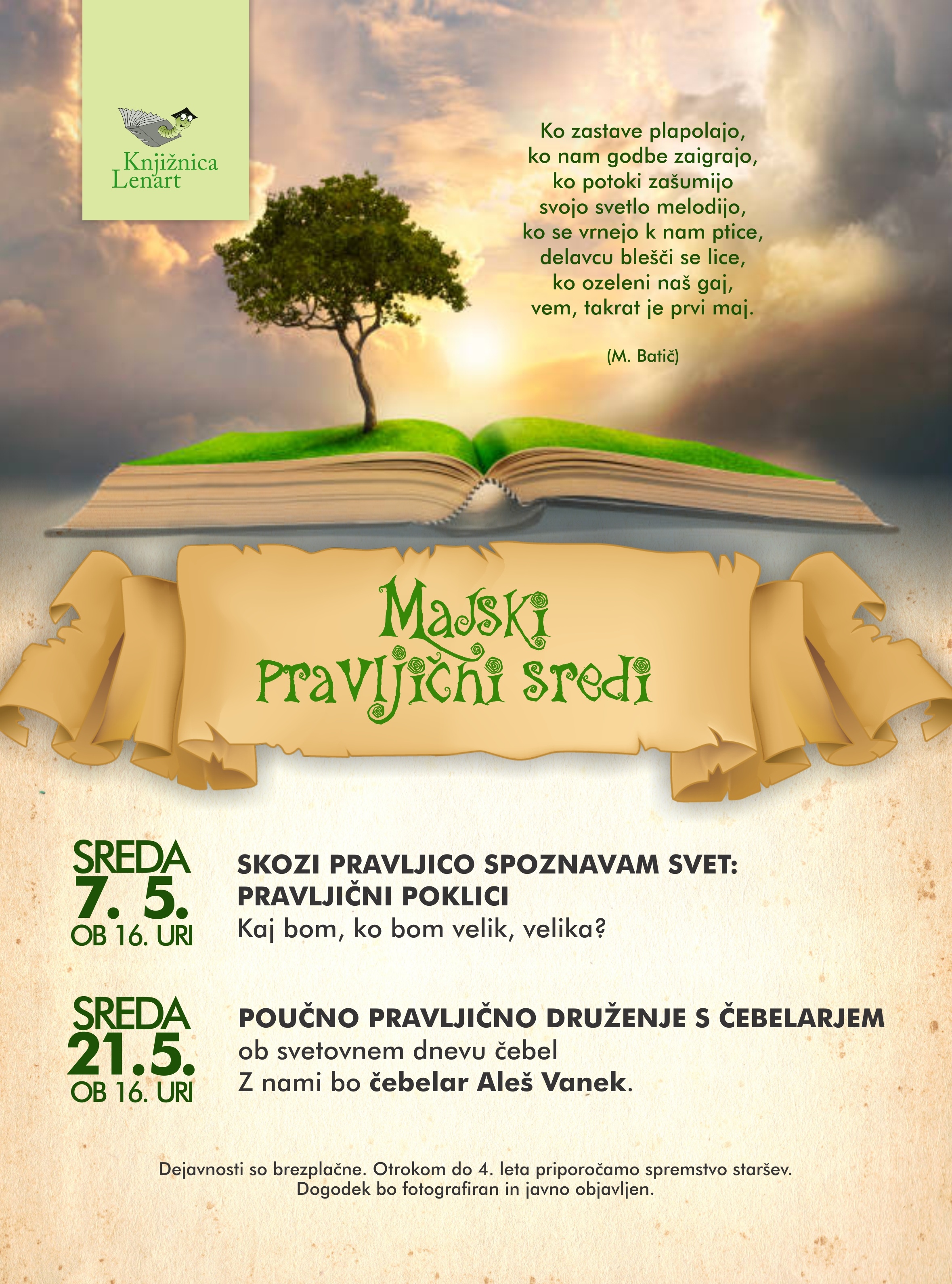 Pravljične urice MAJ