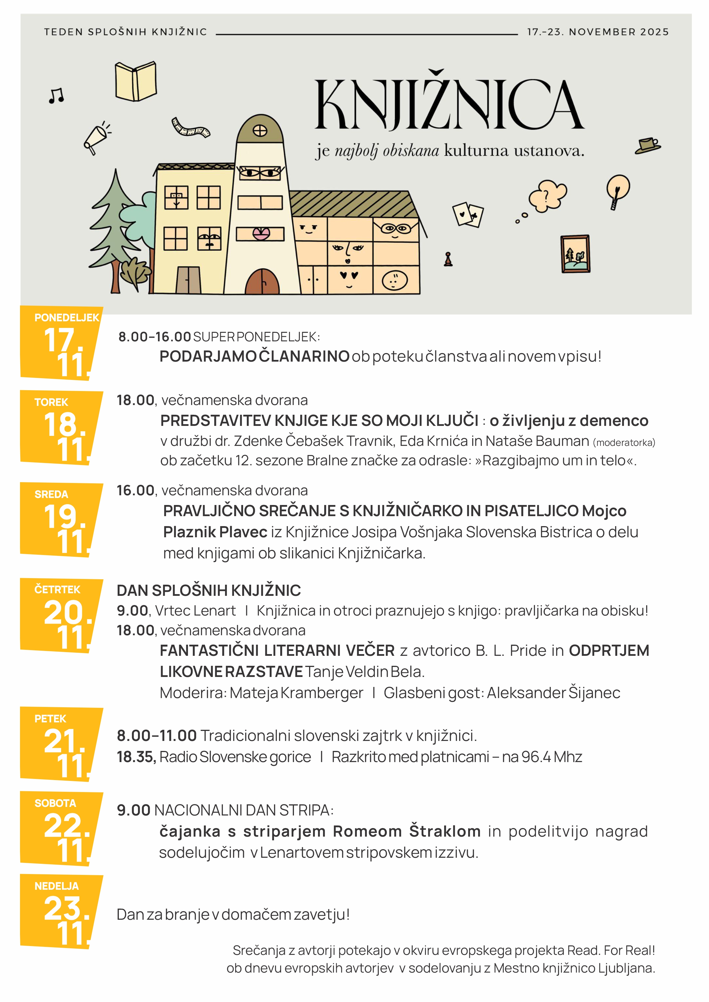 Teden splošnih knjižnic 25 PLAKAT 2