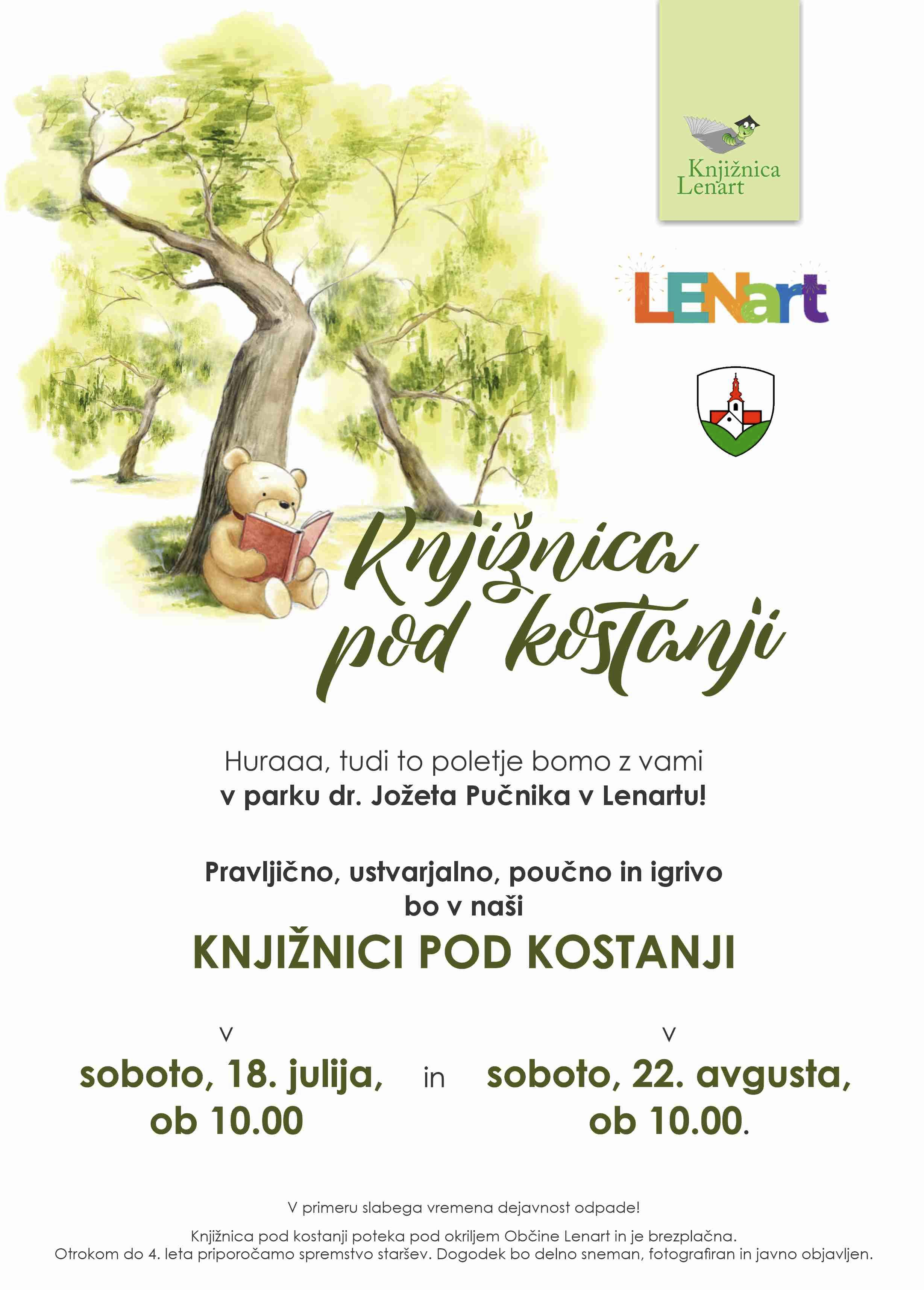 Knjižnica pod kostanji 2026 LETAK
