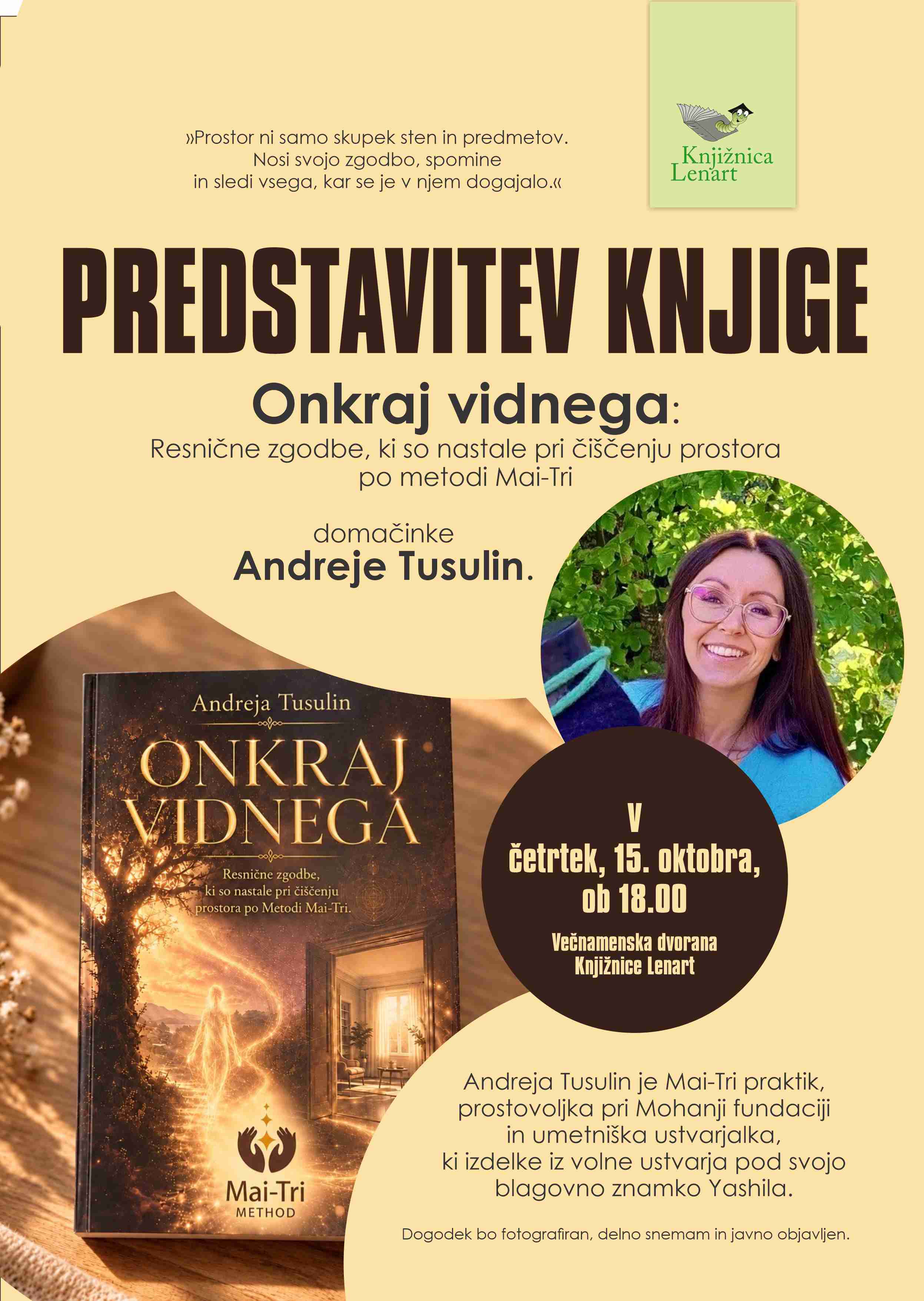 Predstavitev knjige Tusulin